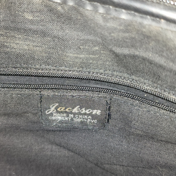 Dolce Vita Jackson faux black amd brown leather shoulder bag - Picture 6 of 7